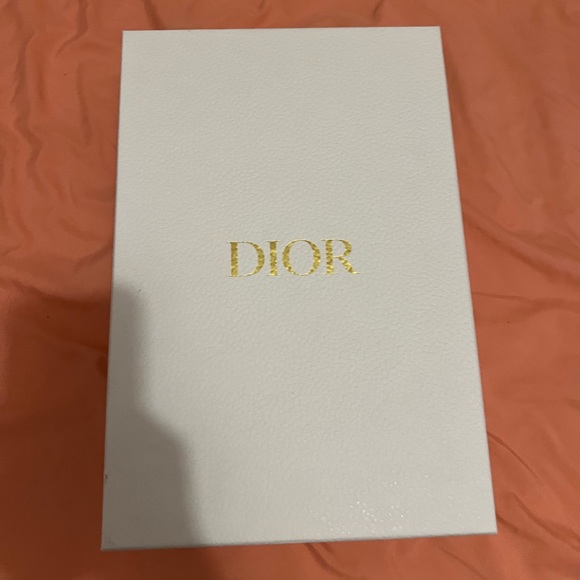 CHRISTIAN DIOR Dway Slide Deep Blue Embroidered Cotton (sz EU38/US8) - Picture 8 of 8